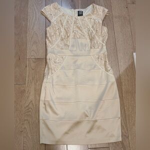 Jax Cream Lace Mini Dress